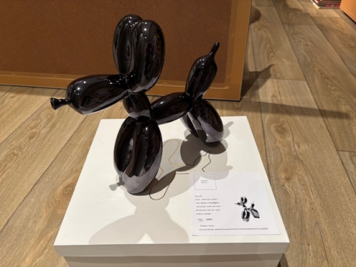 Jeff  Koons (after) - Balloon Dog Black