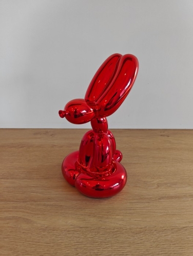 Jeff  Koons (after) - Sitting balloon dog - Red