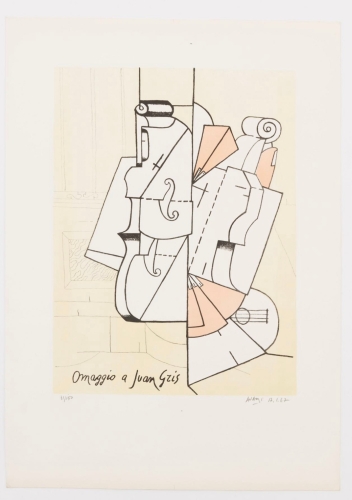 Valerio Adami - Omaggio a Juan Gris