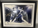 Muhammad Ali vs Joe Frazier double signed