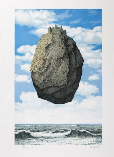 Rene Magritte - Le Chteau des Pyrnes +