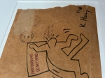 Keith Haring (after) - Tekening op enveloppe