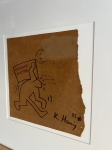 Keith Haring (after) - Tekening op enveloppe