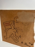 Keith Haring (after) - Tekening op enveloppe