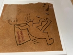 Keith Haring (after) - Tekening op enveloppe