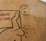 Keith Haring (after) - Tekening op enveloppe