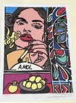  Err  - Silkscreen print La femme fatale - A moi - 1993