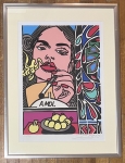  Err  - Silkscreen print La femme fatale - A moi - 1993