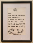 Keith Haring (after) - Handgeschreven brief