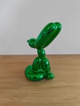 Jeff  Koons (after) - Sitting balloon dog - Green