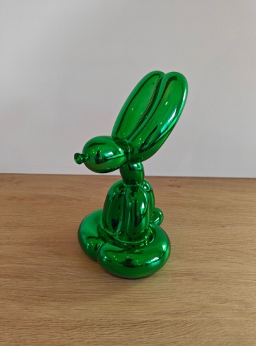 Jeff  Koons (after) - Sitting balloon dog - Green