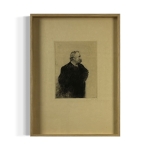 Portrait of Ernest Rousseau - Signed