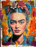 Noir  - FRIDA KAHLO