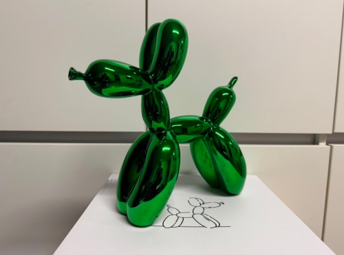 Jeff  Koons (after) - Balloon Dog Green (RARE)