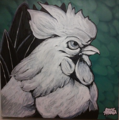 Duane Tomala  - Street Art Le Coq