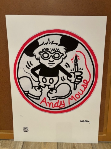 Keith Haring (after) - Andy Mouse