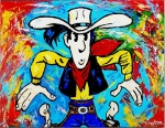 Lucky Luke in color storm