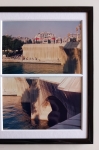 Christo Javacheff - The Pont Neuf wrapped  gesigneerde artcard + 2 originele fotos