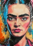 Noir  - FRIDA KAHLO