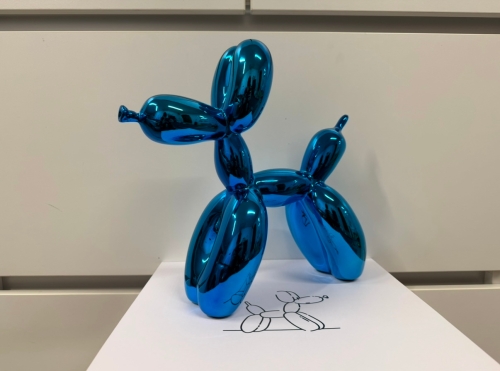 Jeff  Koons (after) - Balloon Dog (Blauw