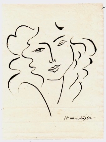 Henri Matisse - Matisse tekening in Oost Indische inkt