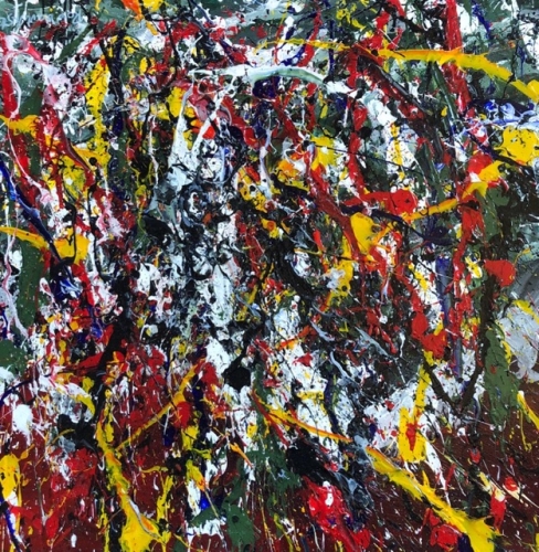 Rob  Hautvast - After Jackson Pollock - Electric