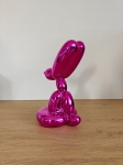 Jeff  Koons (after) - Sitting balloon dog - Pink