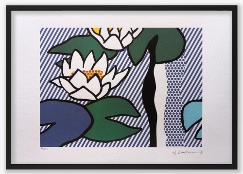 Roy Lichtenstein - Lithografie Les Nymphas - ingelijst