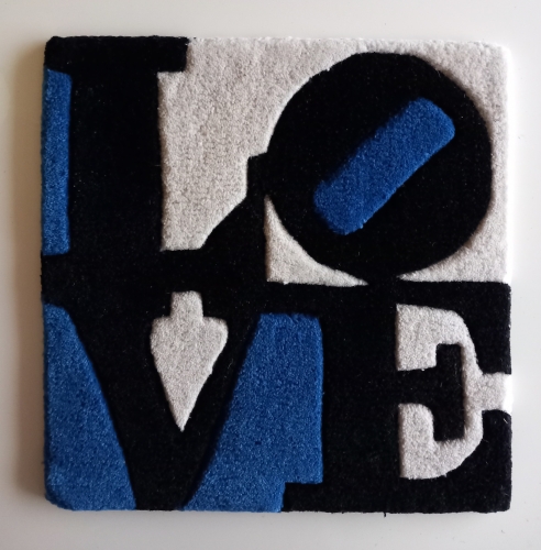 Robert Indiana (after) - LOVE  Art Carpet