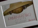 Panamarenko  - Gesigneerde foto met artcard  ingelijst