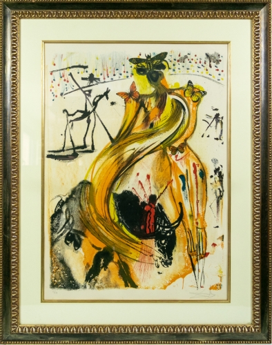 Salvador Dali - Bullfighter and Butterfly