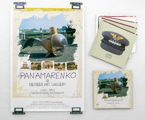 Panamarenko  - Affiche + Boekje + Nieuwsbrieven Deweer Art Gallery