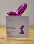 Jeff  Koons (after) - Sitting Balloon Dog (Chrome Pink)