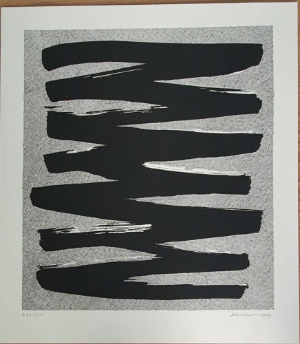 Jan Schoonhoven - Composition abstraite