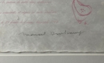 Marcel Duchamp - Certificate De Lecture