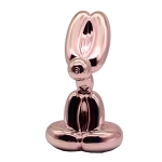 Jeff Koons - Lapin Assis Or Rose - dition Studio