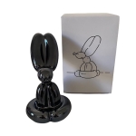 Jeff Koons - Sitting Rabbit Black - Editions studio