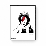 Banksy - Queen Elizabeth Lithographie signe planche et numrote