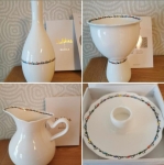 Delphine Bol - Serax - "LOVE" collection - Candlestick, Table jug and 2 vases - 4 pieces! (4) - Porcelain