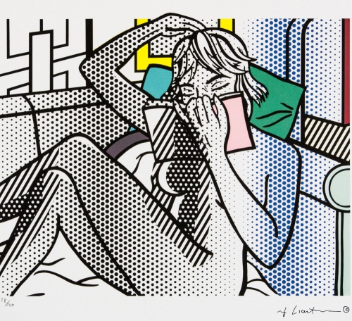 Roy Lichtenstein - Lecture nue