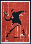 DEATH NYC  - DEATH NYC - Banksy - Bloemenwerper & Herms Parijs