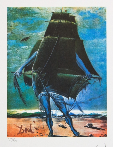 Salvador Dali - Le bateau