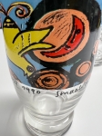 Lot de 8 verres : "Hommage  Van Gogh " 1990