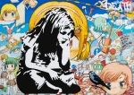 DEATH NYC - Banksy - Girl with Blue Bird