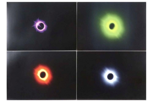 Ann Veronica Janssens - 'Eclipse A/B/C/D' by Ann Veronica Janssens (museum to scale - edition)