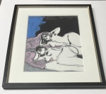 Guillaume Corneille - Signed, The Flowers of Evil, Charles Baudelaire , framed! 1973