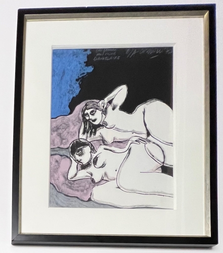 Guillaume Corneille - Signed, The Flowers of Evil, Charles Baudelaire , framed! 1973
