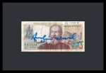 2000 lire biljet gesigneerd