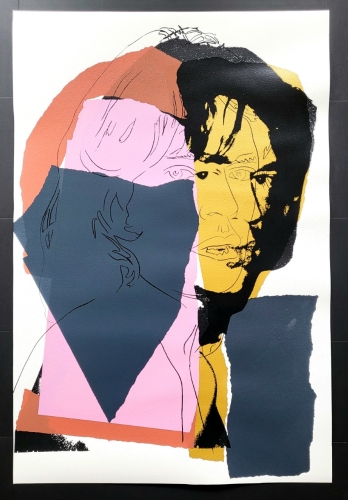 Andy Warhol - ANDY WARHOL - Mick Jagger 1975 - FS.II.139- SILKSCREEN