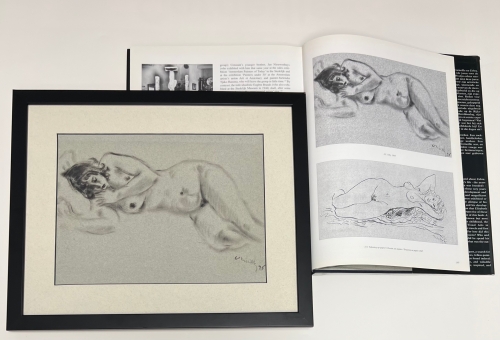 Guillaume Corneille - Tilly - Twee originele tekeningen, 1945